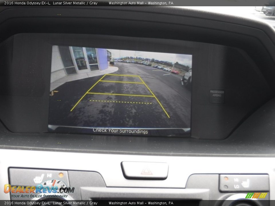 2016 Honda Odyssey EX-L Lunar Silver Metallic / Gray Photo #20