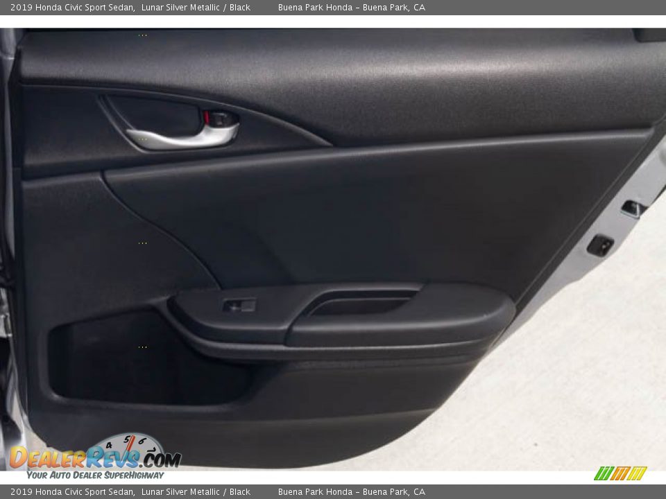 2019 Honda Civic Sport Sedan Lunar Silver Metallic / Black Photo #31