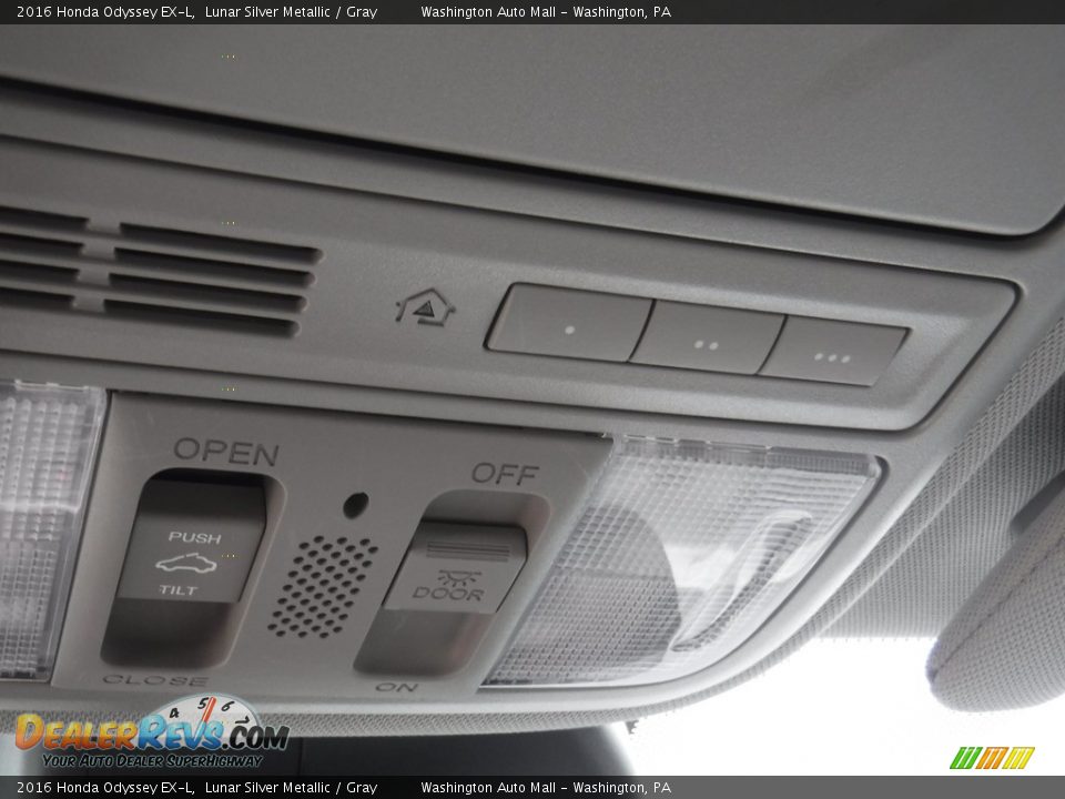2016 Honda Odyssey EX-L Lunar Silver Metallic / Gray Photo #21