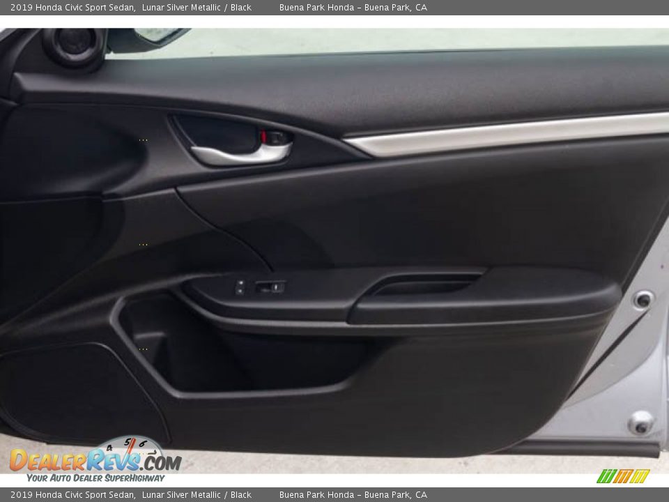 2019 Honda Civic Sport Sedan Lunar Silver Metallic / Black Photo #32