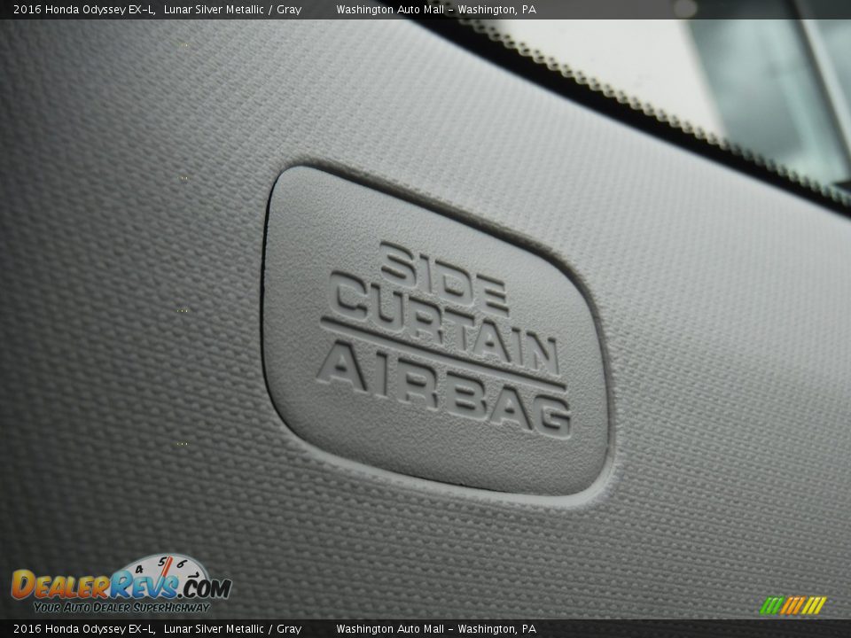 2016 Honda Odyssey EX-L Lunar Silver Metallic / Gray Photo #22