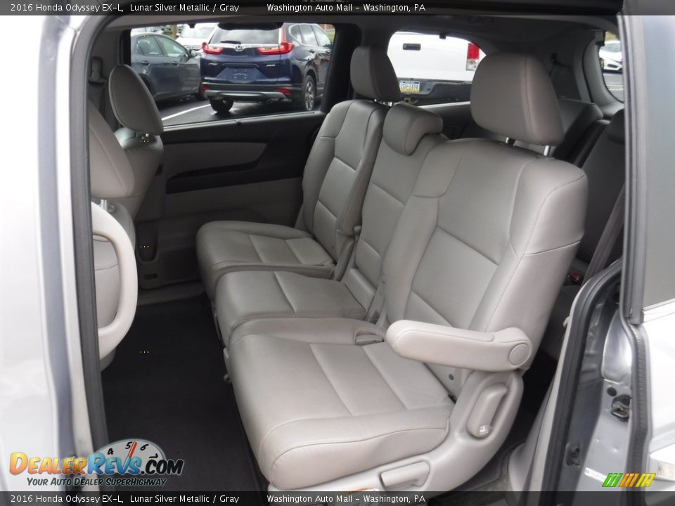 2016 Honda Odyssey EX-L Lunar Silver Metallic / Gray Photo #25