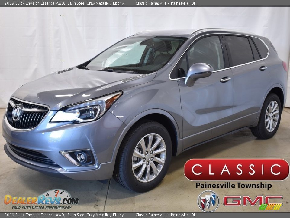 2019 Buick Envision Essence AWD Satin Steel Gray Metallic / Ebony Photo #1