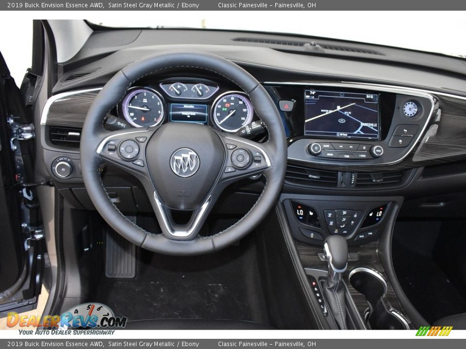 2019 Buick Envision Essence AWD Satin Steel Gray Metallic / Ebony Photo #9