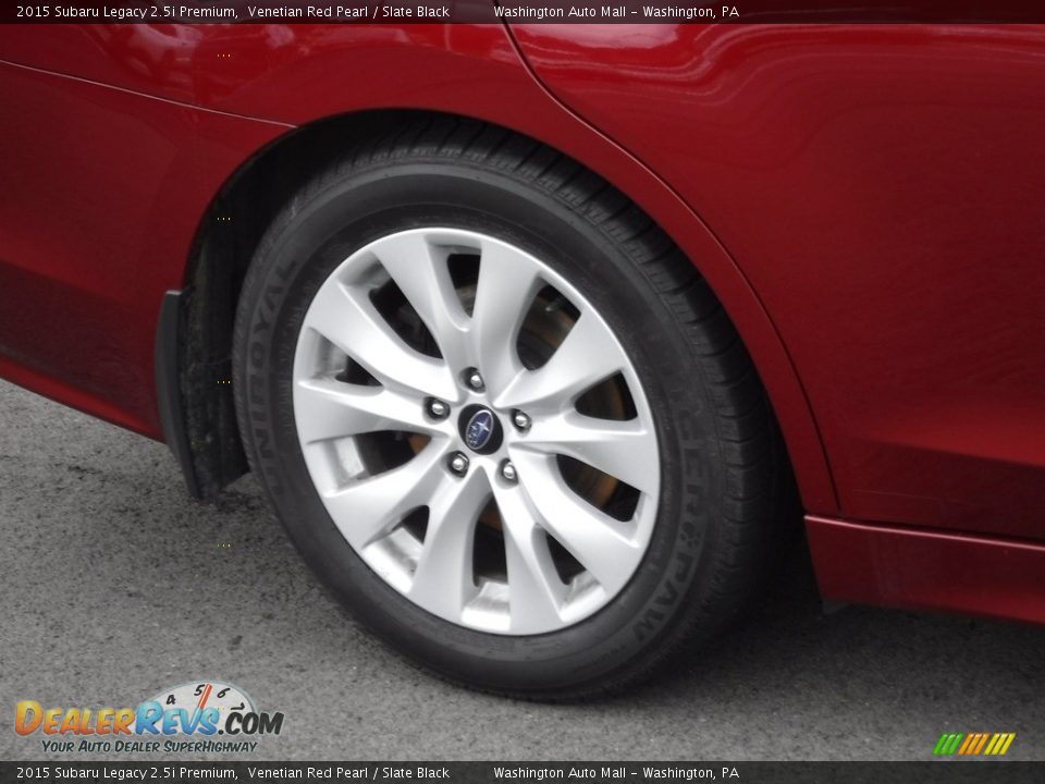 2015 Subaru Legacy 2.5i Premium Venetian Red Pearl / Slate Black Photo #3