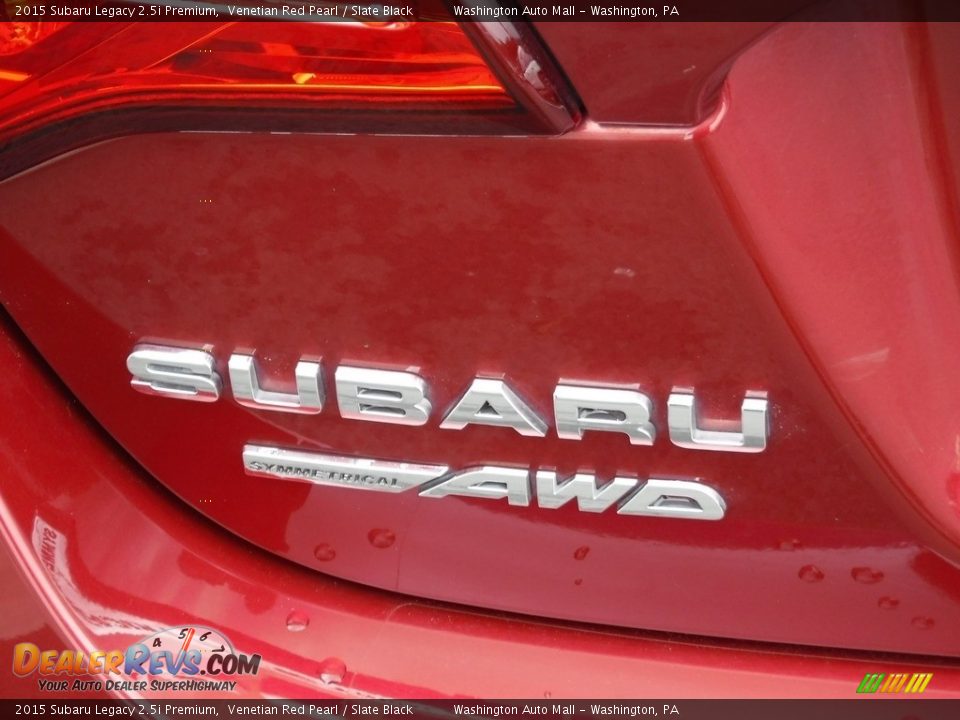 2015 Subaru Legacy 2.5i Premium Venetian Red Pearl / Slate Black Photo #12