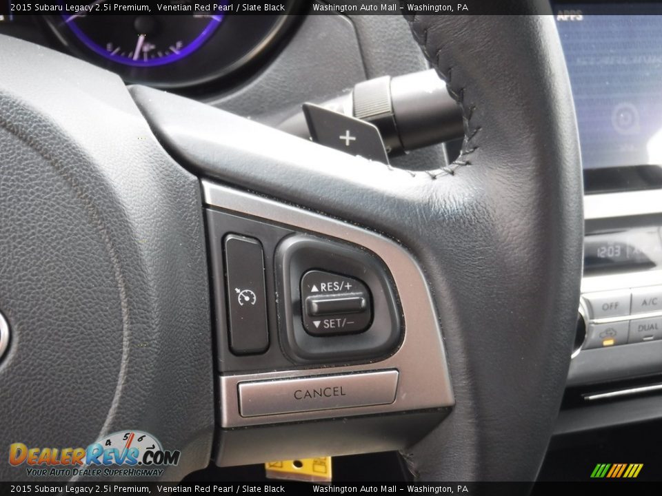 2015 Subaru Legacy 2.5i Premium Venetian Red Pearl / Slate Black Photo #22