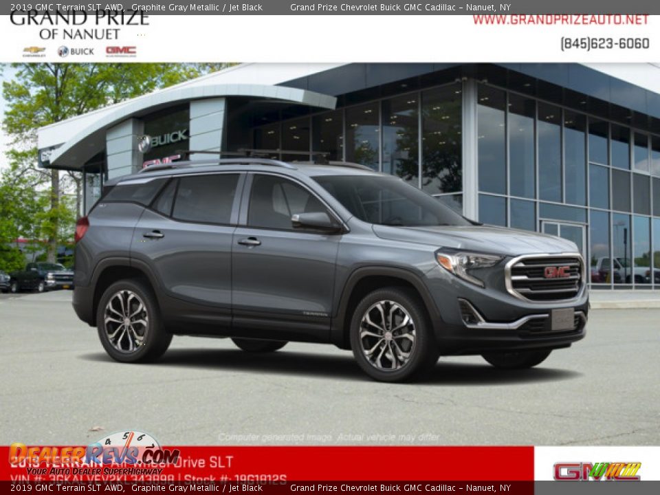 2019 GMC Terrain SLT AWD Graphite Gray Metallic / Jet Black Photo #4