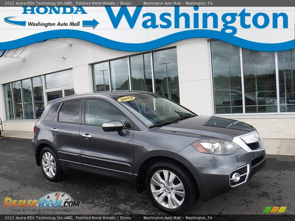 2012 Acura RDX Technology SH-AWD Polished Metal Metallic / Ebony Photo #1