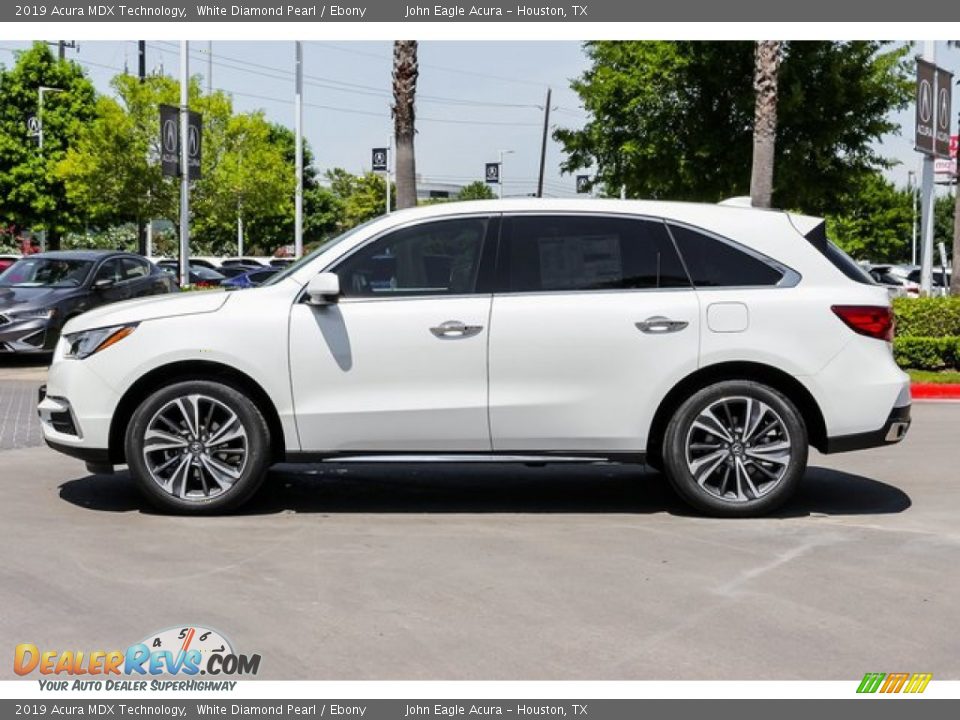 2019 Acura MDX Technology White Diamond Pearl / Ebony Photo #4