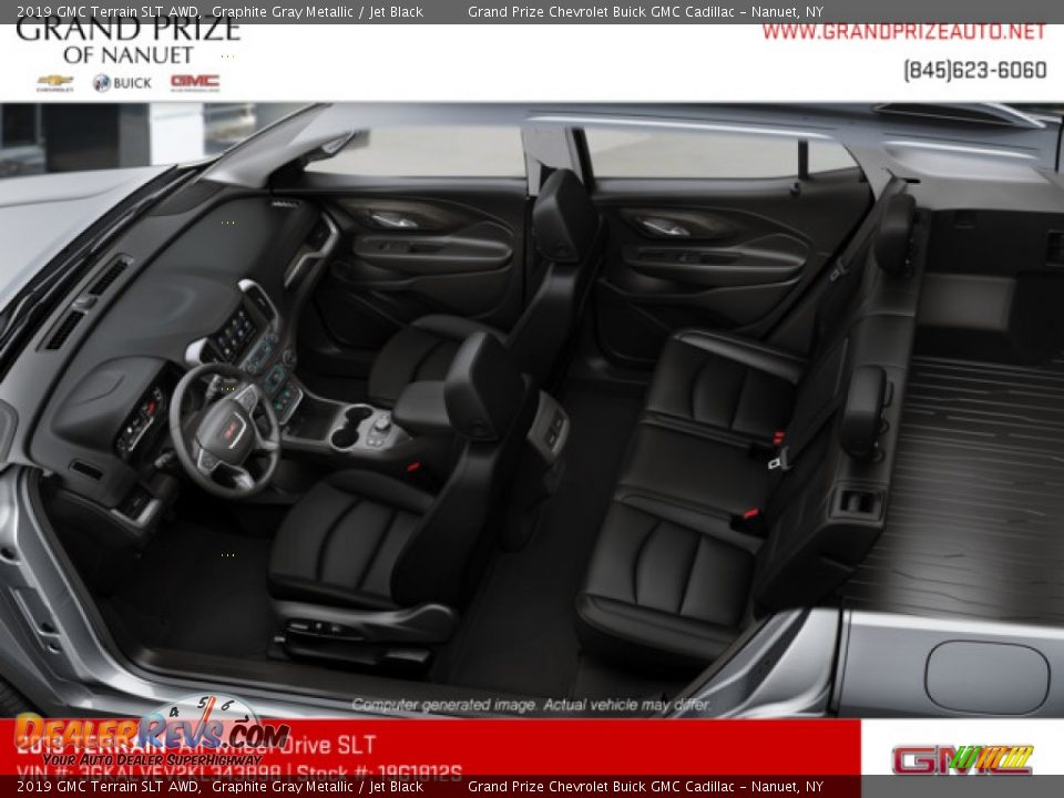 2019 GMC Terrain SLT AWD Graphite Gray Metallic / Jet Black Photo #7