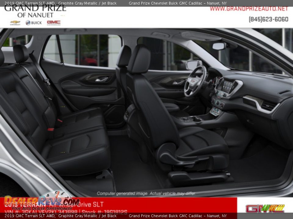 2019 GMC Terrain SLT AWD Graphite Gray Metallic / Jet Black Photo #8