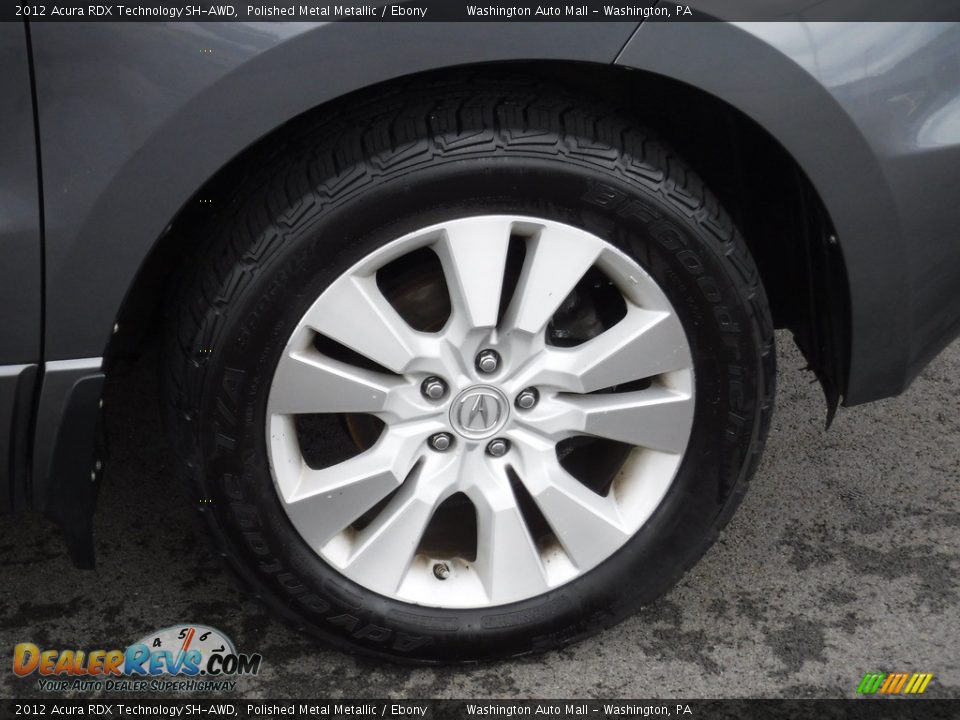 2012 Acura RDX Technology SH-AWD Polished Metal Metallic / Ebony Photo #3