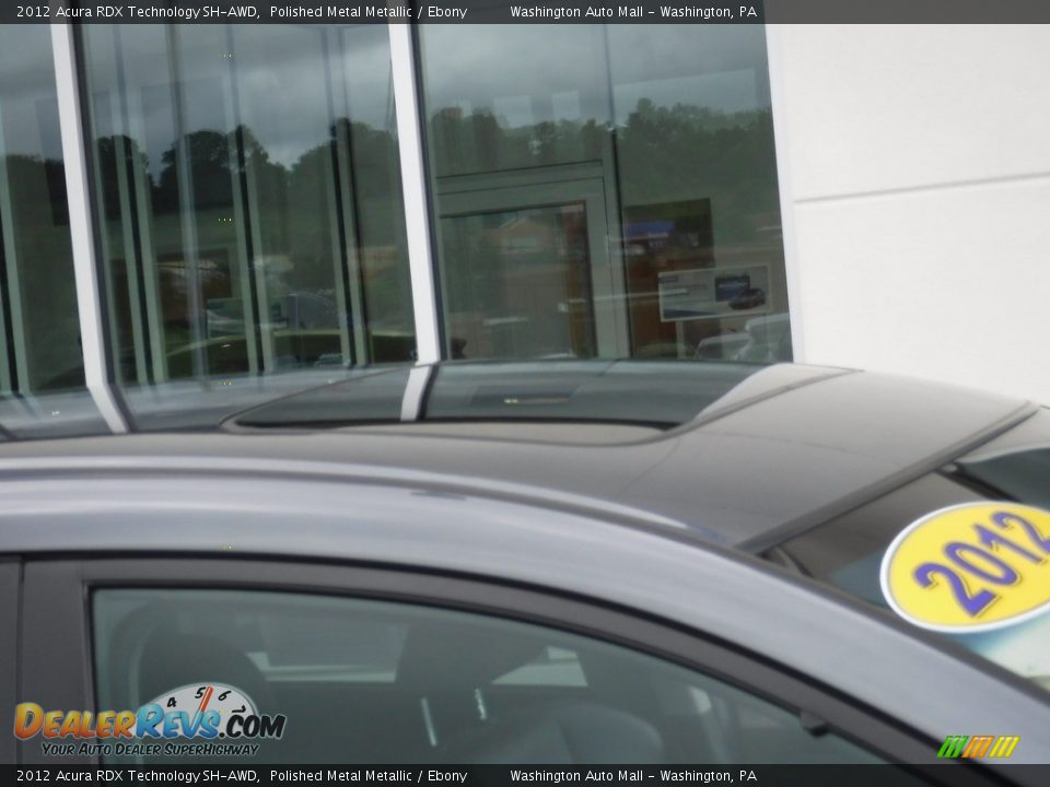 2012 Acura RDX Technology SH-AWD Polished Metal Metallic / Ebony Photo #4