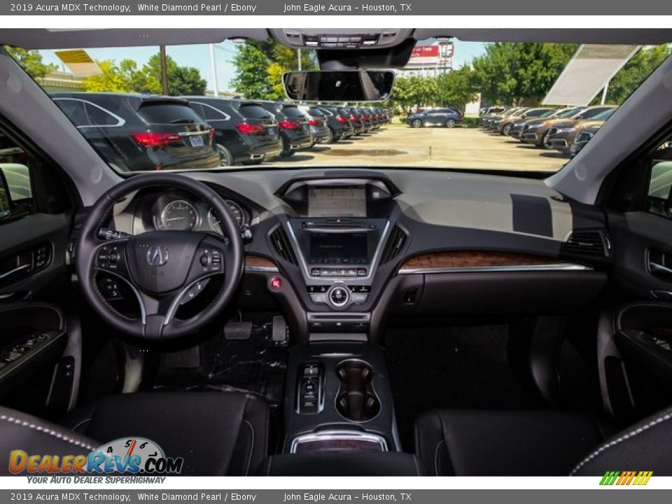 2019 Acura MDX Technology White Diamond Pearl / Ebony Photo #9
