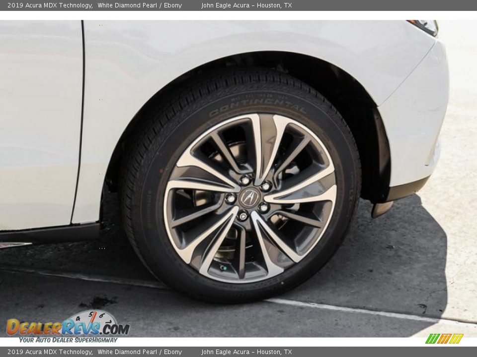 2019 Acura MDX Technology White Diamond Pearl / Ebony Photo #10