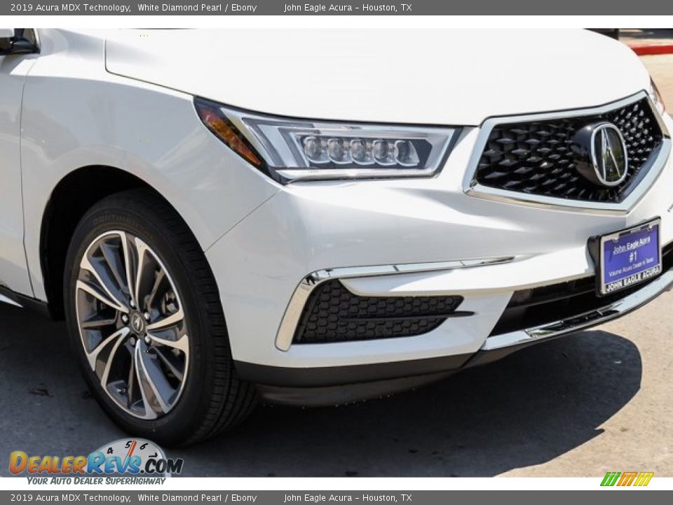 2019 Acura MDX Technology White Diamond Pearl / Ebony Photo #11