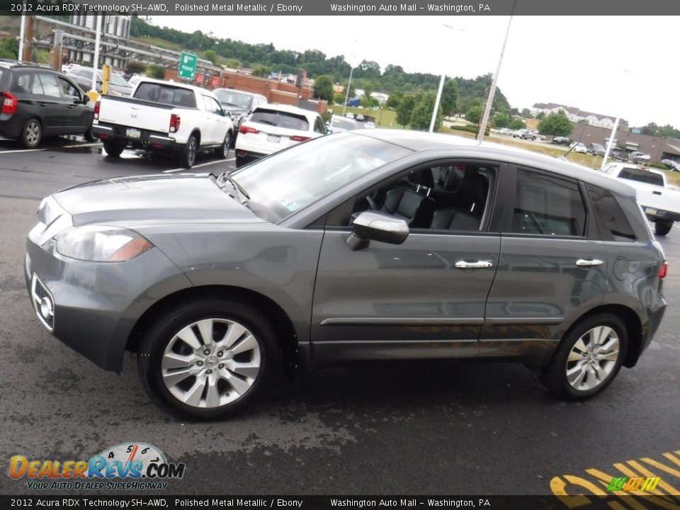 2012 Acura RDX Technology SH-AWD Polished Metal Metallic / Ebony Photo #7