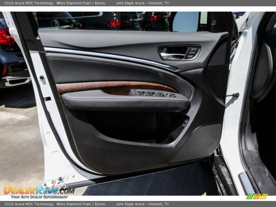 2019 Acura MDX Technology White Diamond Pearl / Ebony Photo #14