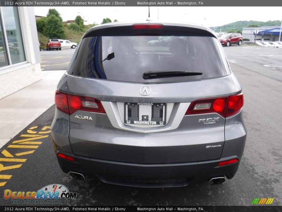 2012 Acura RDX Technology SH-AWD Polished Metal Metallic / Ebony Photo #9