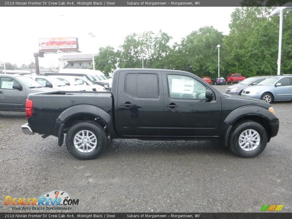 2019 Nissan Frontier SV Crew Cab 4x4 Midnight Black / Steel Photo #3