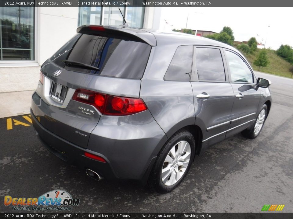 2012 Acura RDX Technology SH-AWD Polished Metal Metallic / Ebony Photo #10