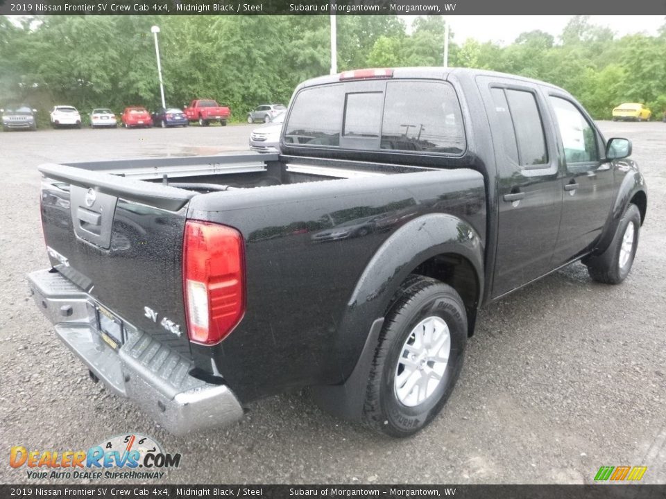 2019 Nissan Frontier SV Crew Cab 4x4 Midnight Black / Steel Photo #4