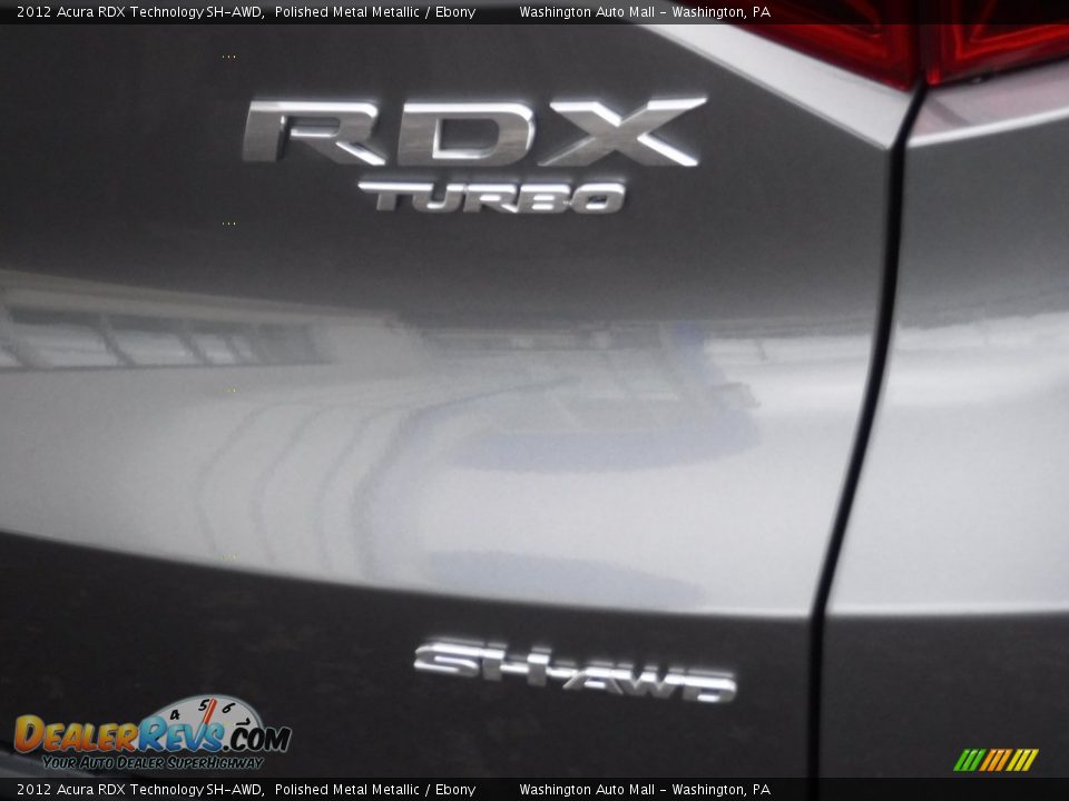 2012 Acura RDX Technology SH-AWD Polished Metal Metallic / Ebony Photo #11