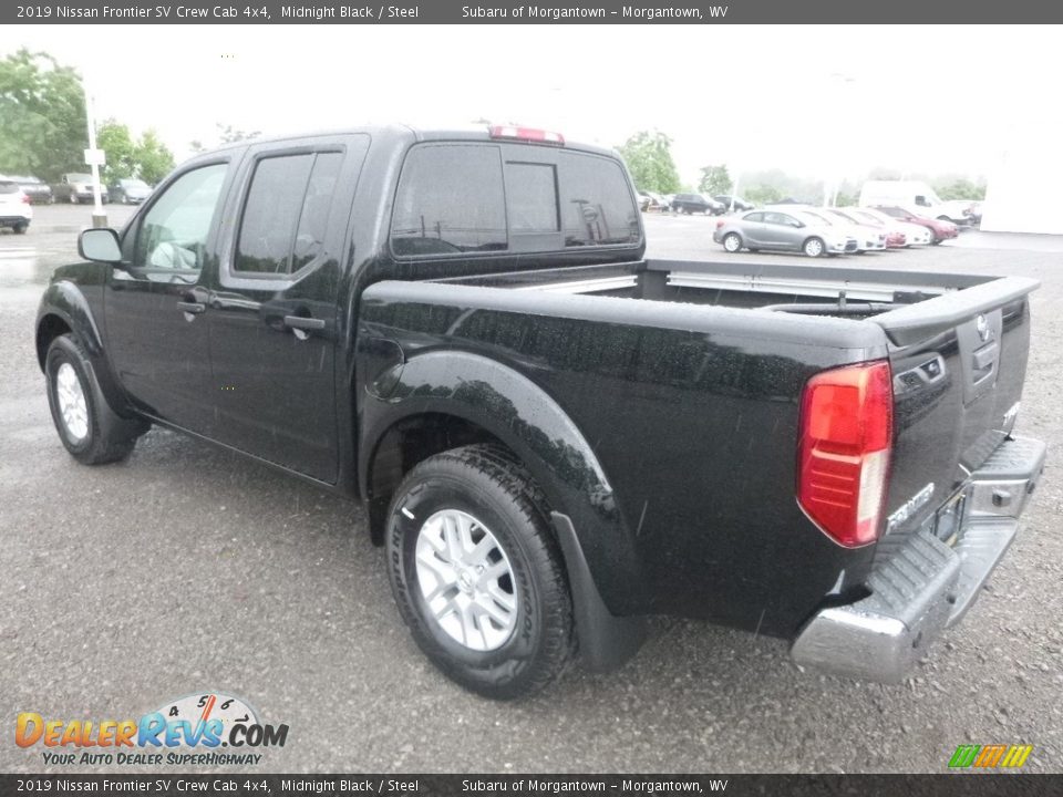 2019 Nissan Frontier SV Crew Cab 4x4 Midnight Black / Steel Photo #6