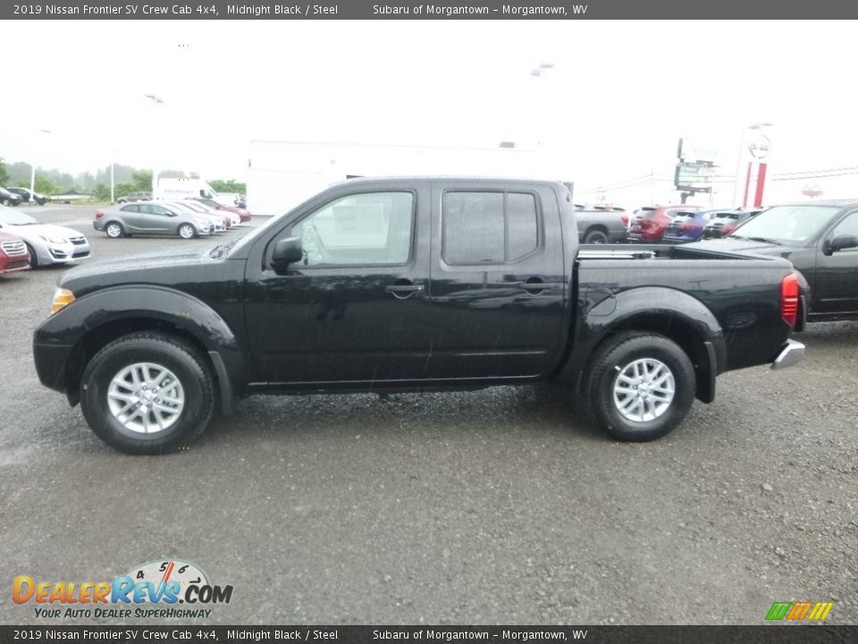 2019 Nissan Frontier SV Crew Cab 4x4 Midnight Black / Steel Photo #7