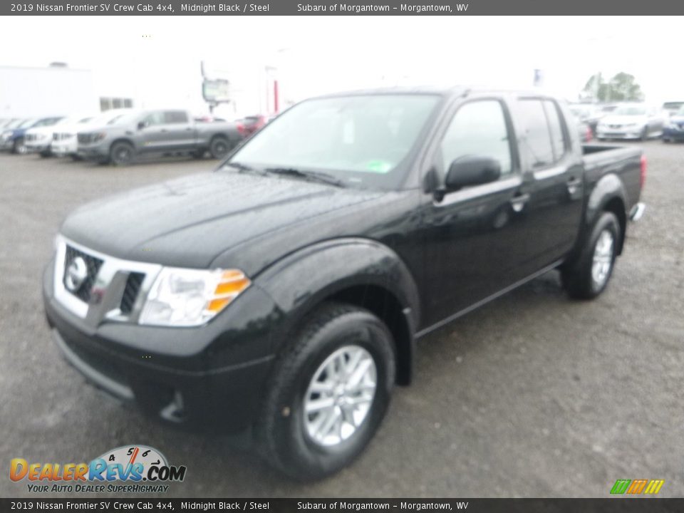 2019 Nissan Frontier SV Crew Cab 4x4 Midnight Black / Steel Photo #8