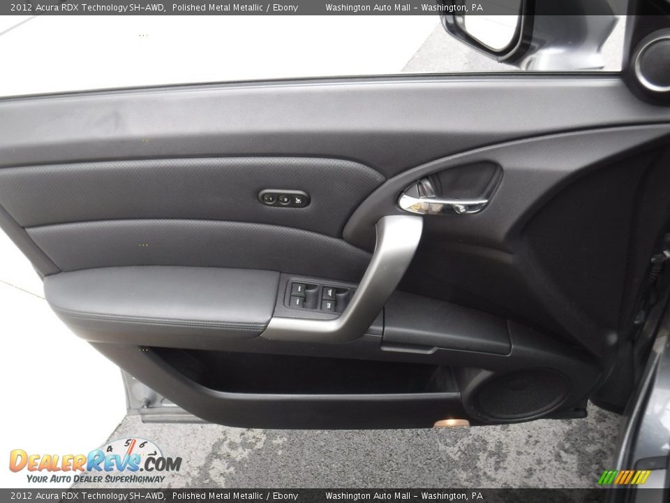 2012 Acura RDX Technology SH-AWD Polished Metal Metallic / Ebony Photo #15
