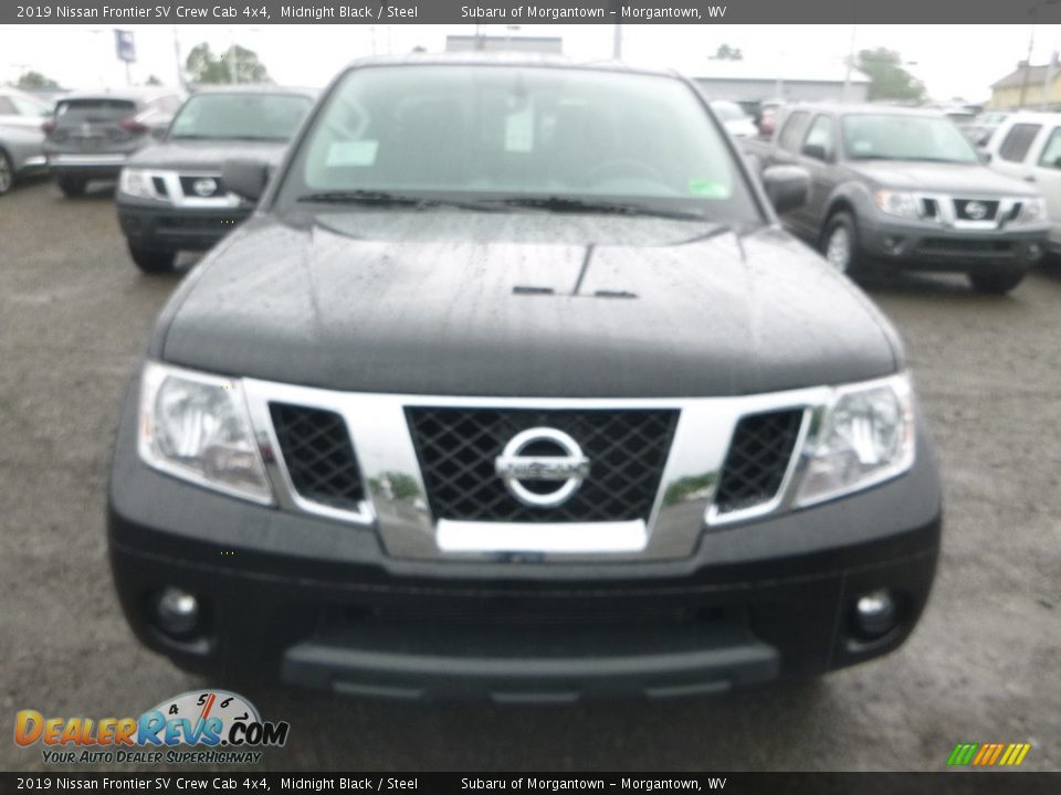 2019 Nissan Frontier SV Crew Cab 4x4 Midnight Black / Steel Photo #9