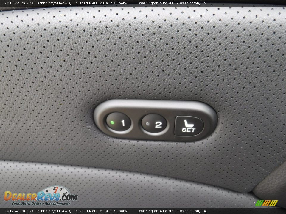 2012 Acura RDX Technology SH-AWD Polished Metal Metallic / Ebony Photo #16