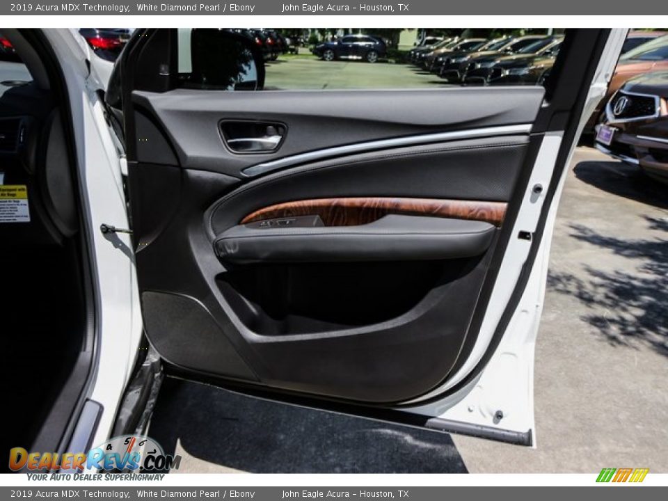 2019 Acura MDX Technology White Diamond Pearl / Ebony Photo #23