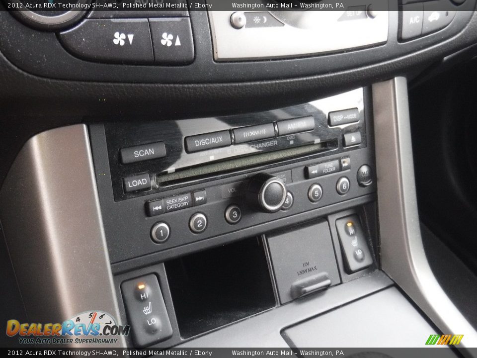 2012 Acura RDX Technology SH-AWD Polished Metal Metallic / Ebony Photo #19