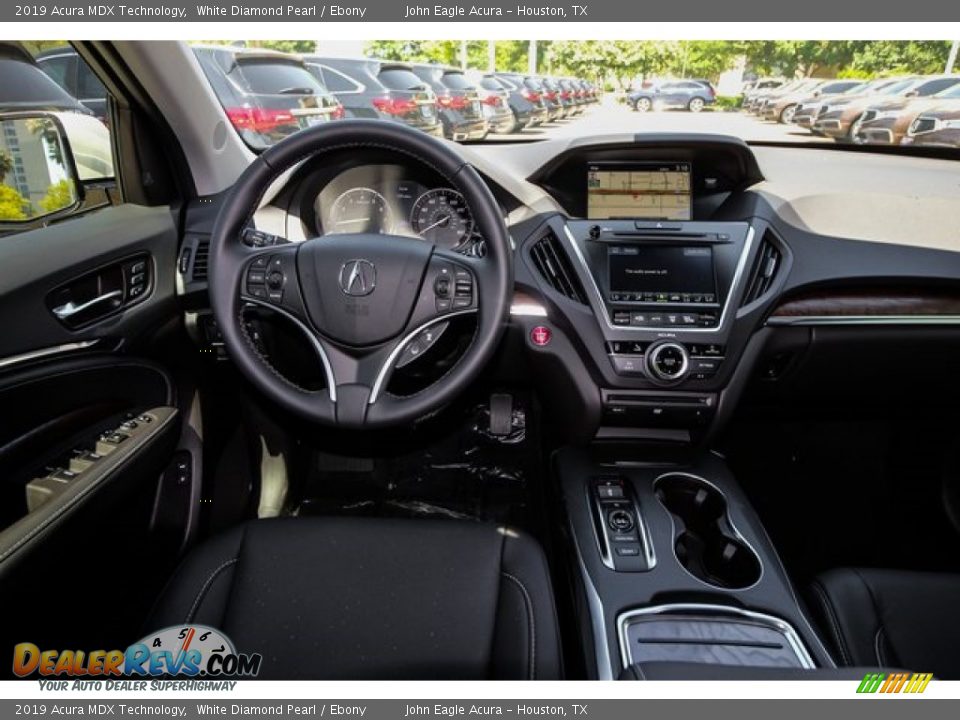 2019 Acura MDX Technology White Diamond Pearl / Ebony Photo #26