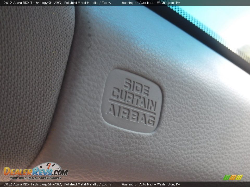 2012 Acura RDX Technology SH-AWD Polished Metal Metallic / Ebony Photo #22