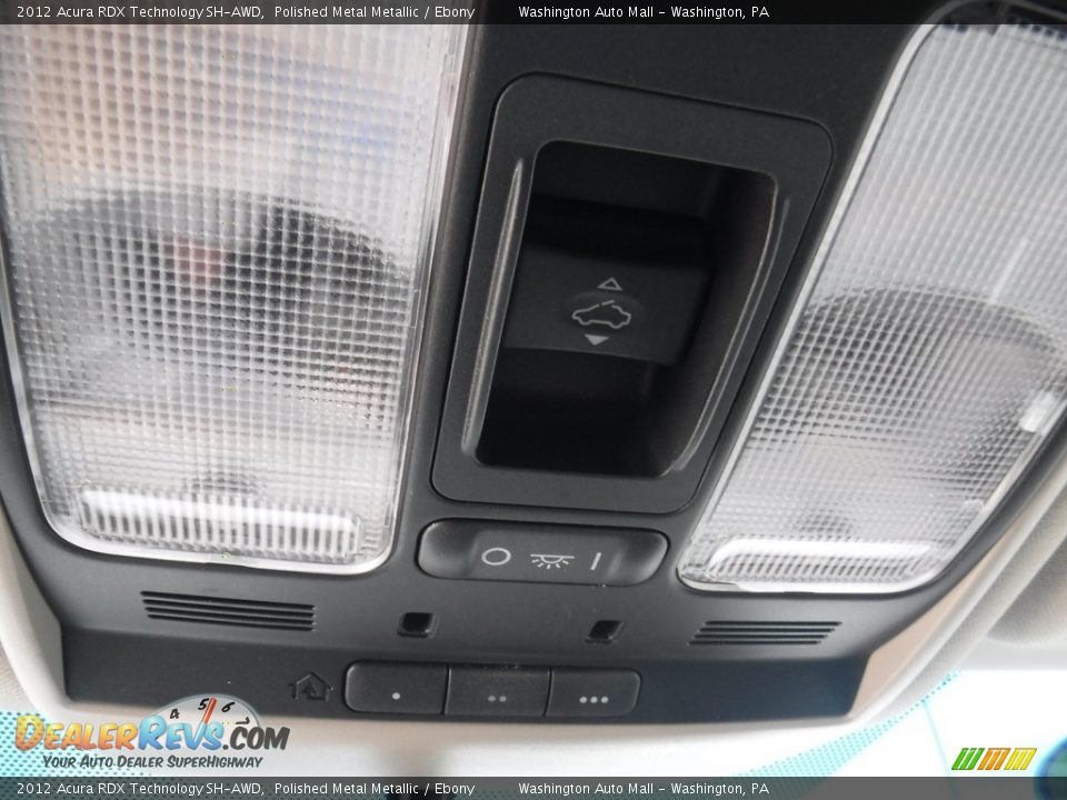 2012 Acura RDX Technology SH-AWD Polished Metal Metallic / Ebony Photo #23