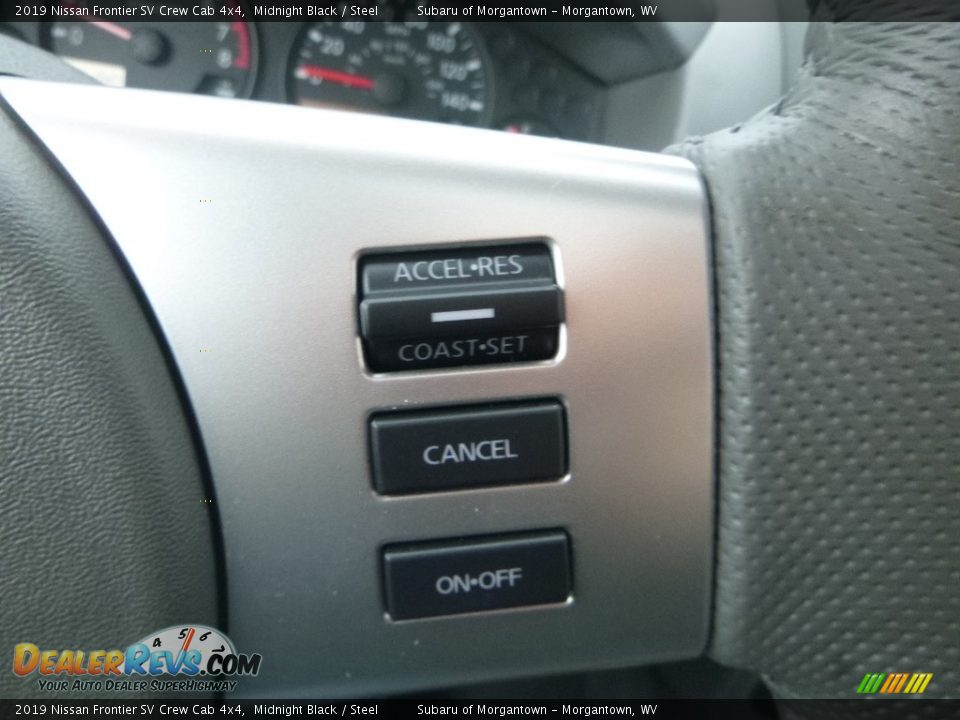 2019 Nissan Frontier SV Crew Cab 4x4 Midnight Black / Steel Photo #19