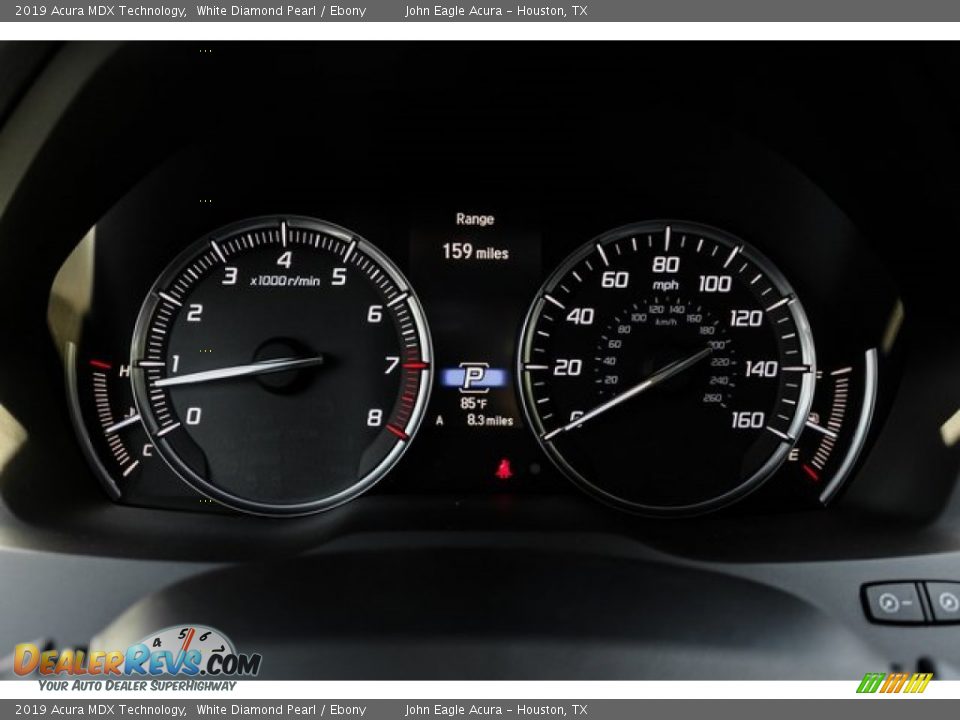 2019 Acura MDX Technology White Diamond Pearl / Ebony Photo #34
