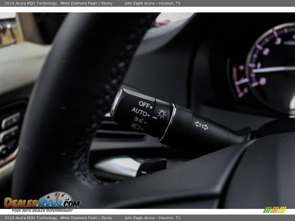 2019 Acura MDX Technology White Diamond Pearl / Ebony Photo #35