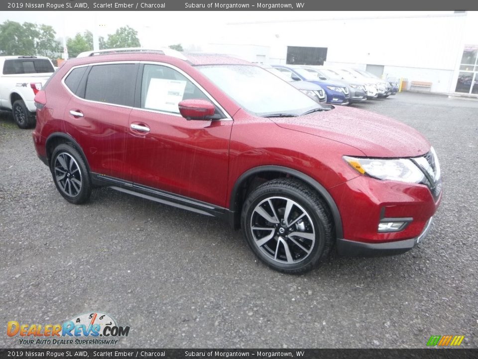 2019 Nissan Rogue SL AWD Scarlet Ember / Charcoal Photo #1