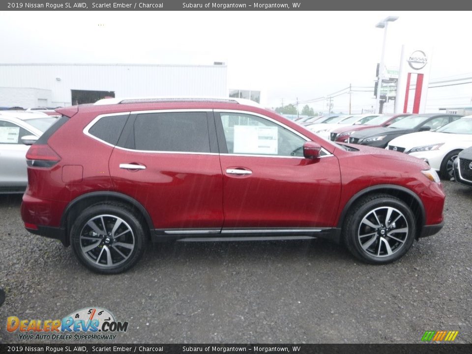 2019 Nissan Rogue SL AWD Scarlet Ember / Charcoal Photo #3
