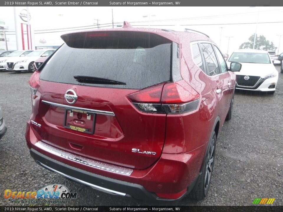 2019 Nissan Rogue SL AWD Scarlet Ember / Charcoal Photo #4