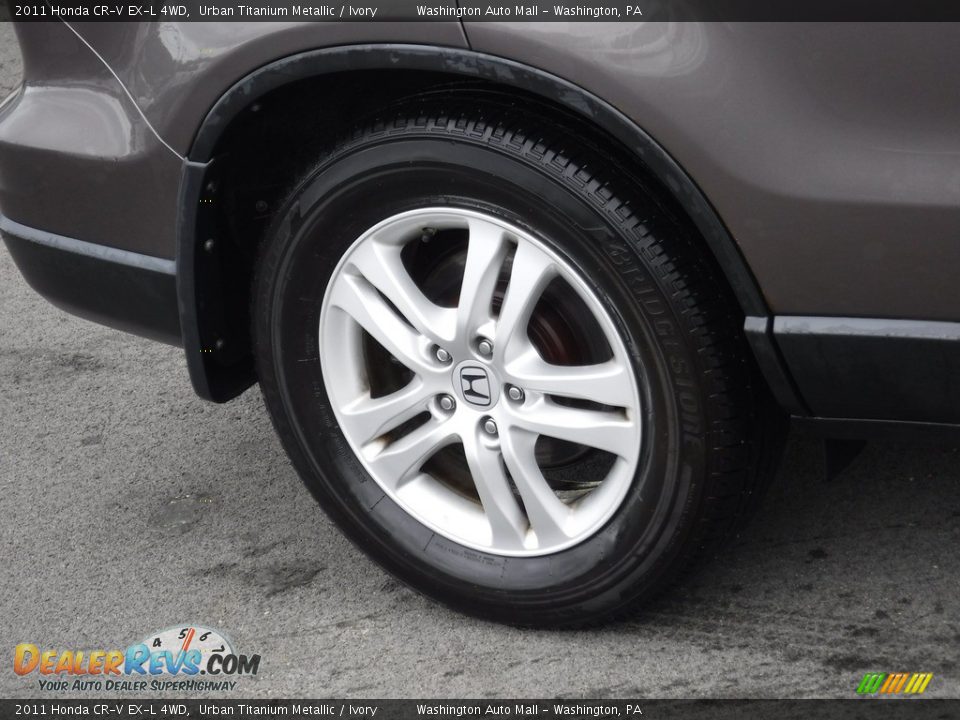 2011 Honda CR-V EX-L 4WD Urban Titanium Metallic / Ivory Photo #3