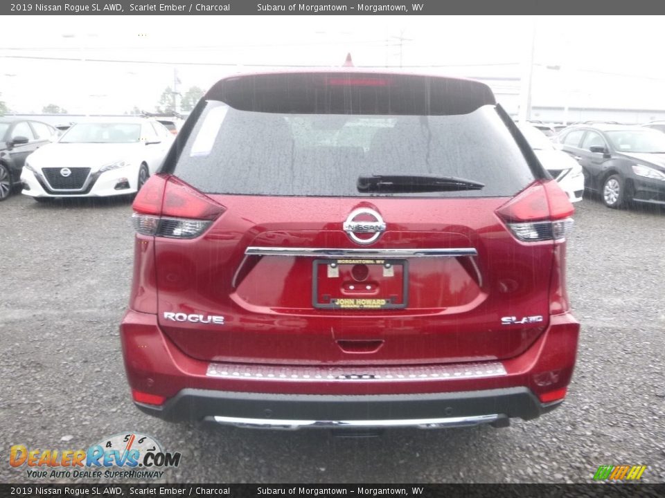 2019 Nissan Rogue SL AWD Scarlet Ember / Charcoal Photo #5