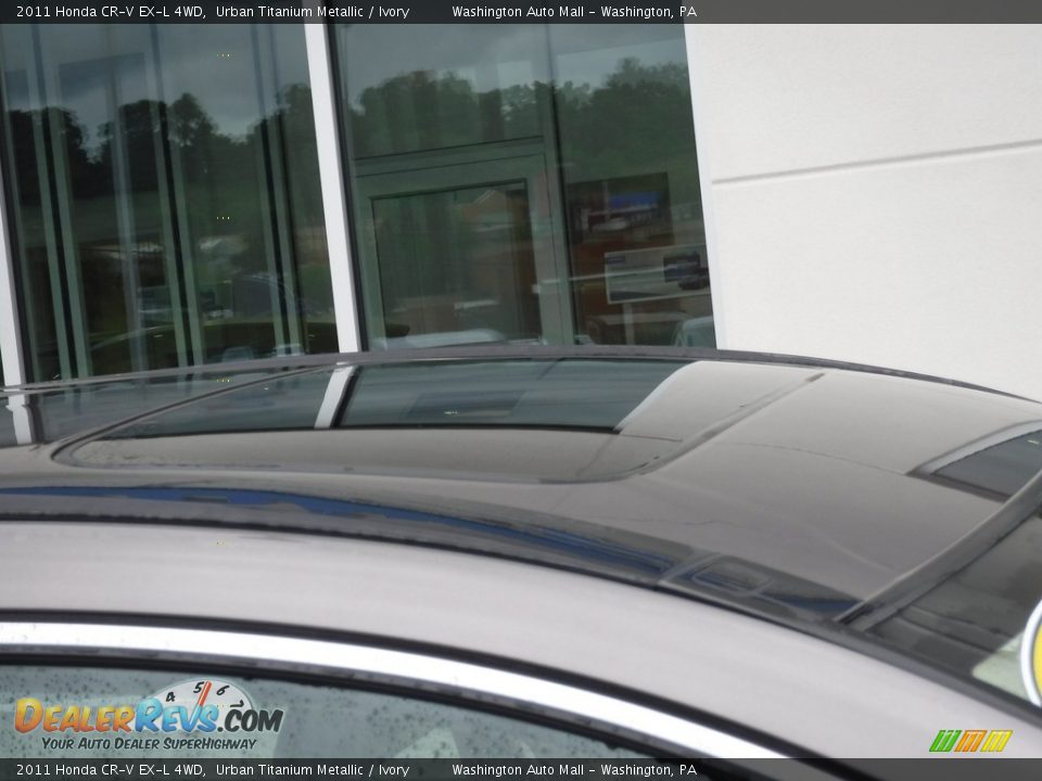 2011 Honda CR-V EX-L 4WD Urban Titanium Metallic / Ivory Photo #4