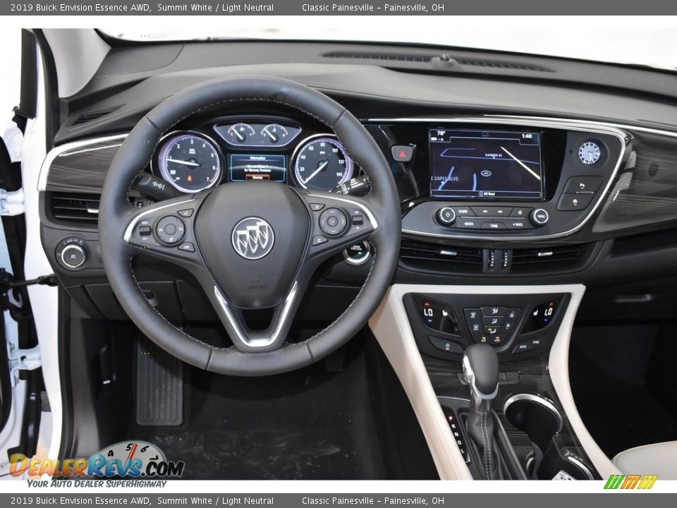 2019 Buick Envision Essence AWD Summit White / Light Neutral Photo #9