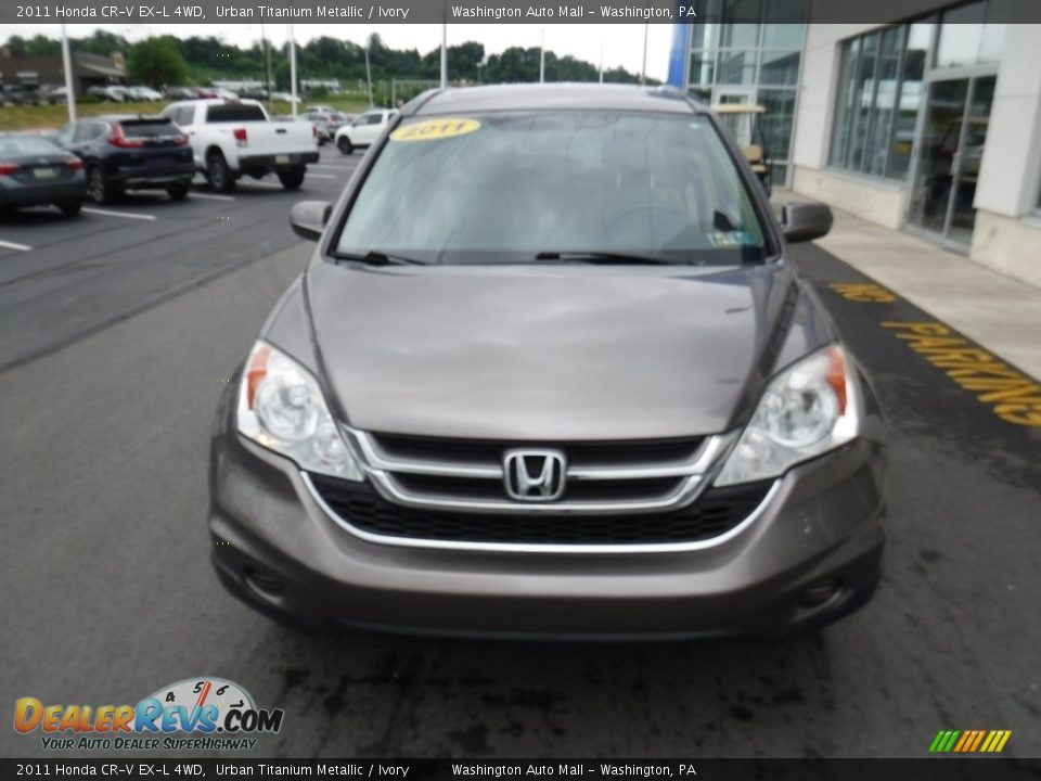 2011 Honda CR-V EX-L 4WD Urban Titanium Metallic / Ivory Photo #5